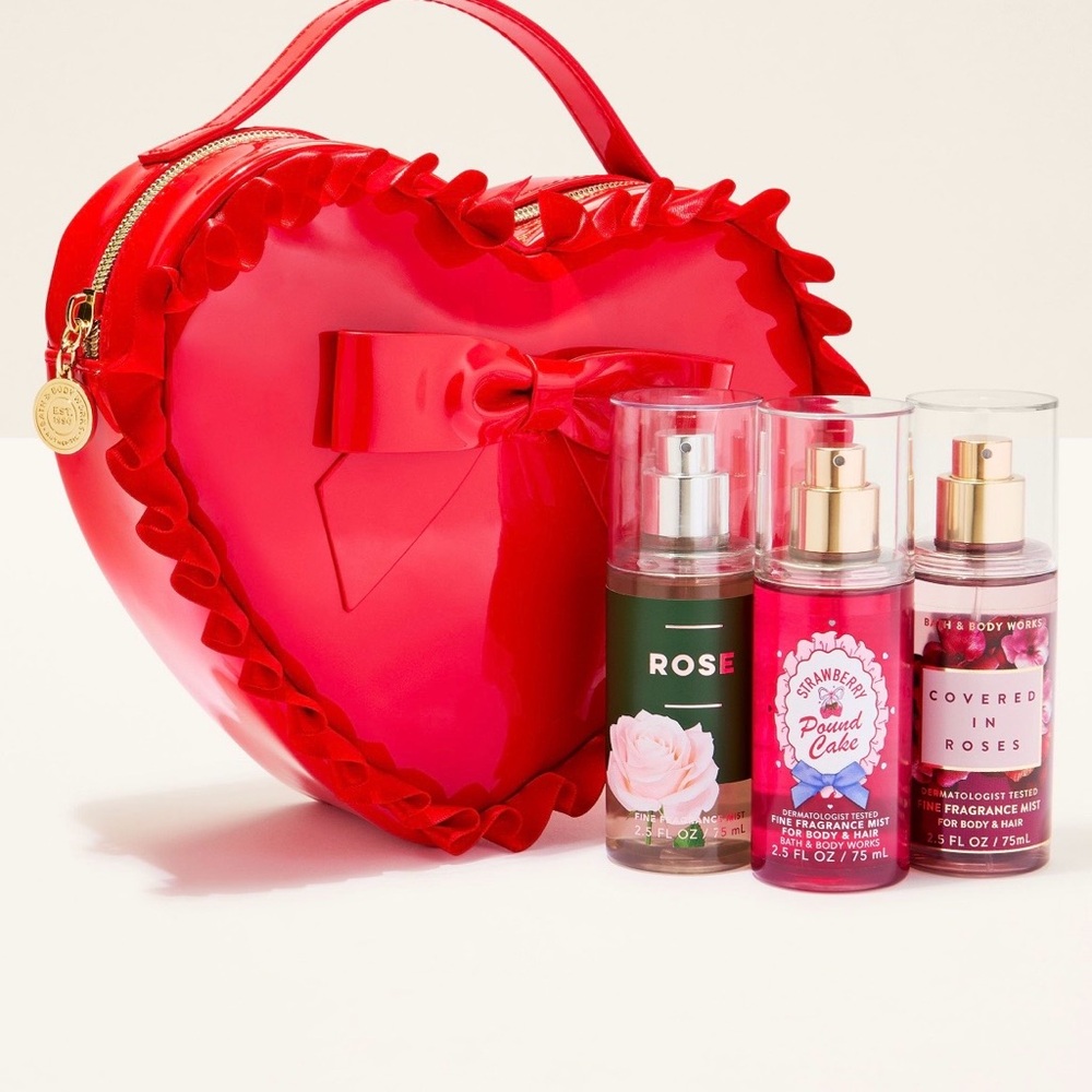 Bath & Body Works Red Heart Gift Set